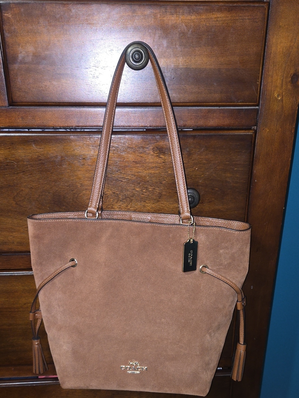 Coach Suede Andy Tote
